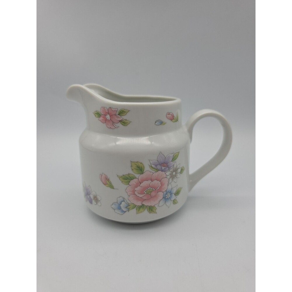 Vintage FTDA "Especially For You" Floral Creamer Pitcher Made in Japan NICE